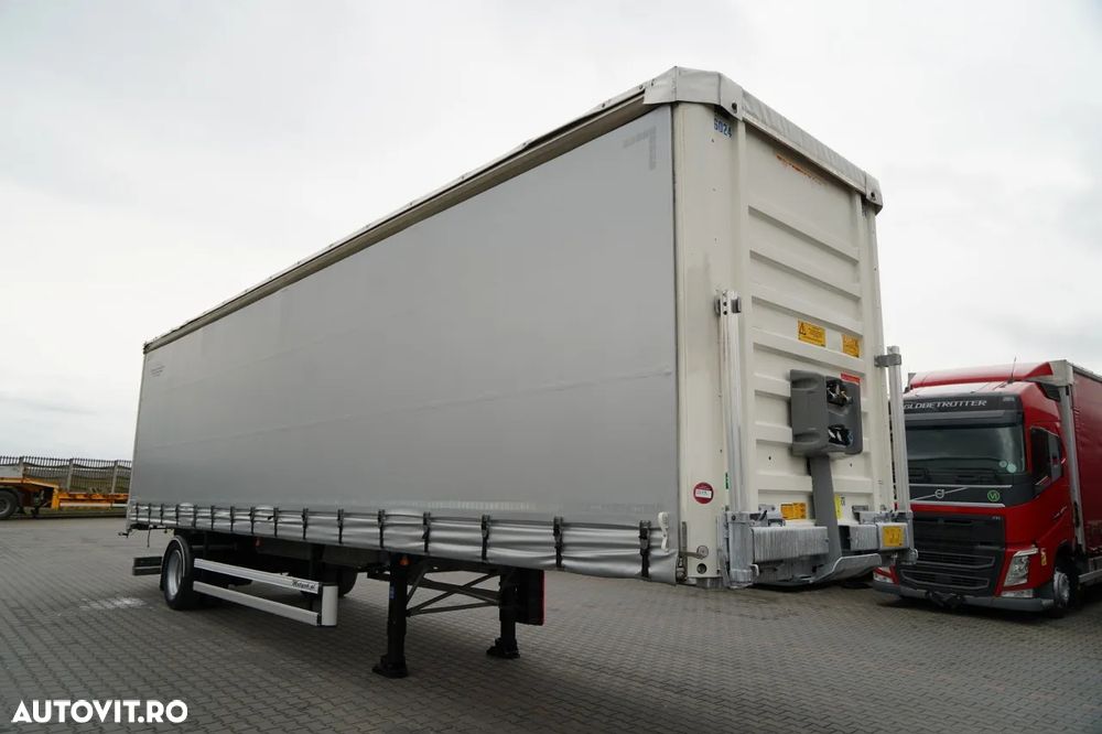 Fruehauf CITYLINER CORTINĂ / 1 AXĂ / DIRECȚIE / LUNGIME 11 M / CUREA CĂRUCIOR / PODEA REZISTENTĂ - 2