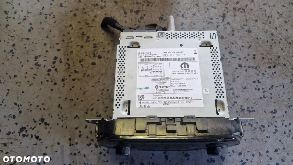 FIAT TIPO II RADIO FABRYCZNE 07356757010 - 3
