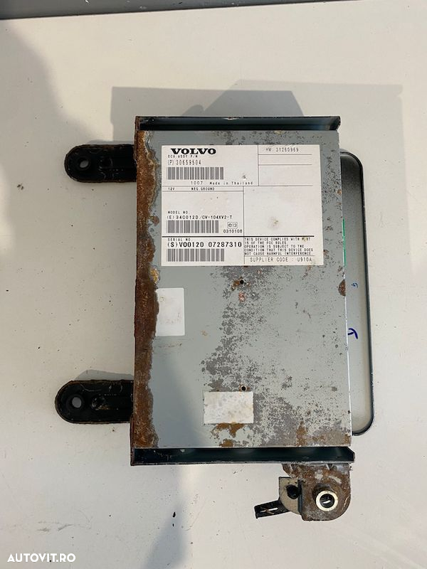 Statie audio Volvo S60 V60 2011-2018 30659504 31260969 36013554 - 2