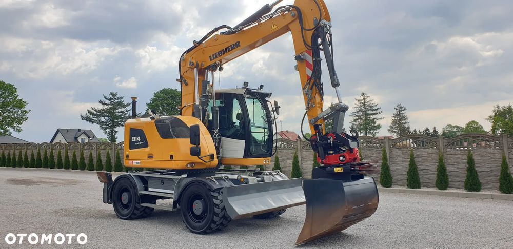 Liebherr 914 COMPACT/ rototilt /szczypce/ GPS 3D Leica/ sprowadzony - 8