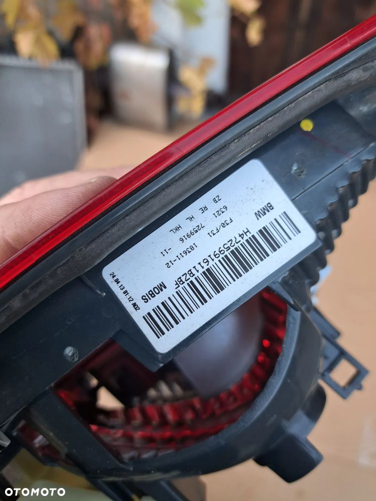 Lampa prawa tył tylna w klapę BMW 3 F30 F31 7259916 7372794 Lampa prawy tył tylna w klapę BMW 3 F30 F31 7259916 7372794 - 7