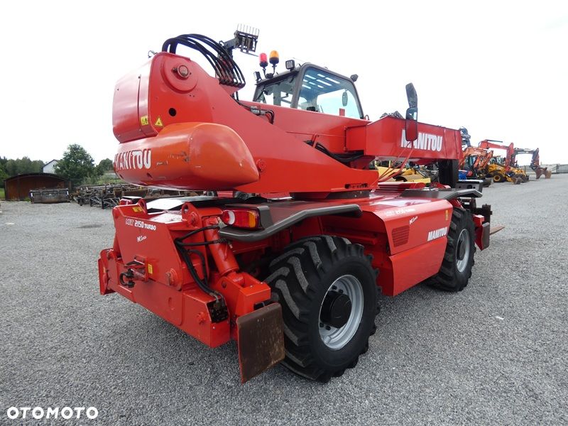 Manitou MRT2150 ROTO / Sprowadzona / Pilot , wciągarka, łyżka + widły / - 6