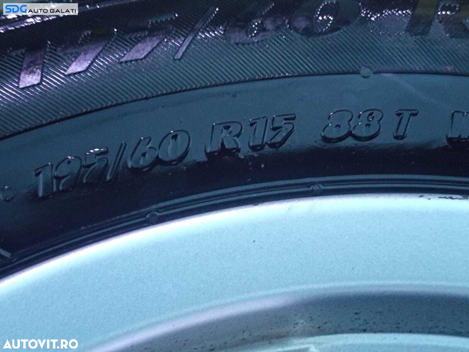 Set 4 Roti Jante Aliaj FARA Cauciucuri 6Jx15H2 ET52.5 195 60 R15 Anvelope Iarna Ford Fusion 2002 - 2012 Cod 1S4J-BA [M7216] - 5