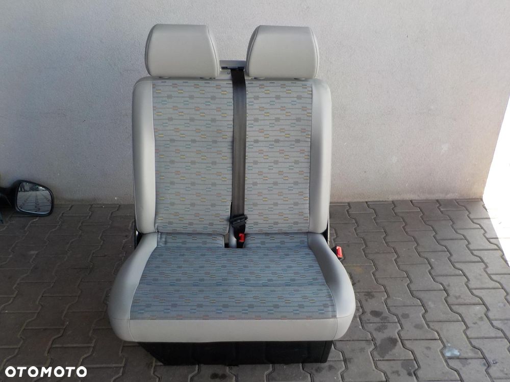VW T5 LIFT T6 FOTEL SIEDZENIE KANAPA PODWÓJNA PASAŻERA PRZÓD PALACE - 1