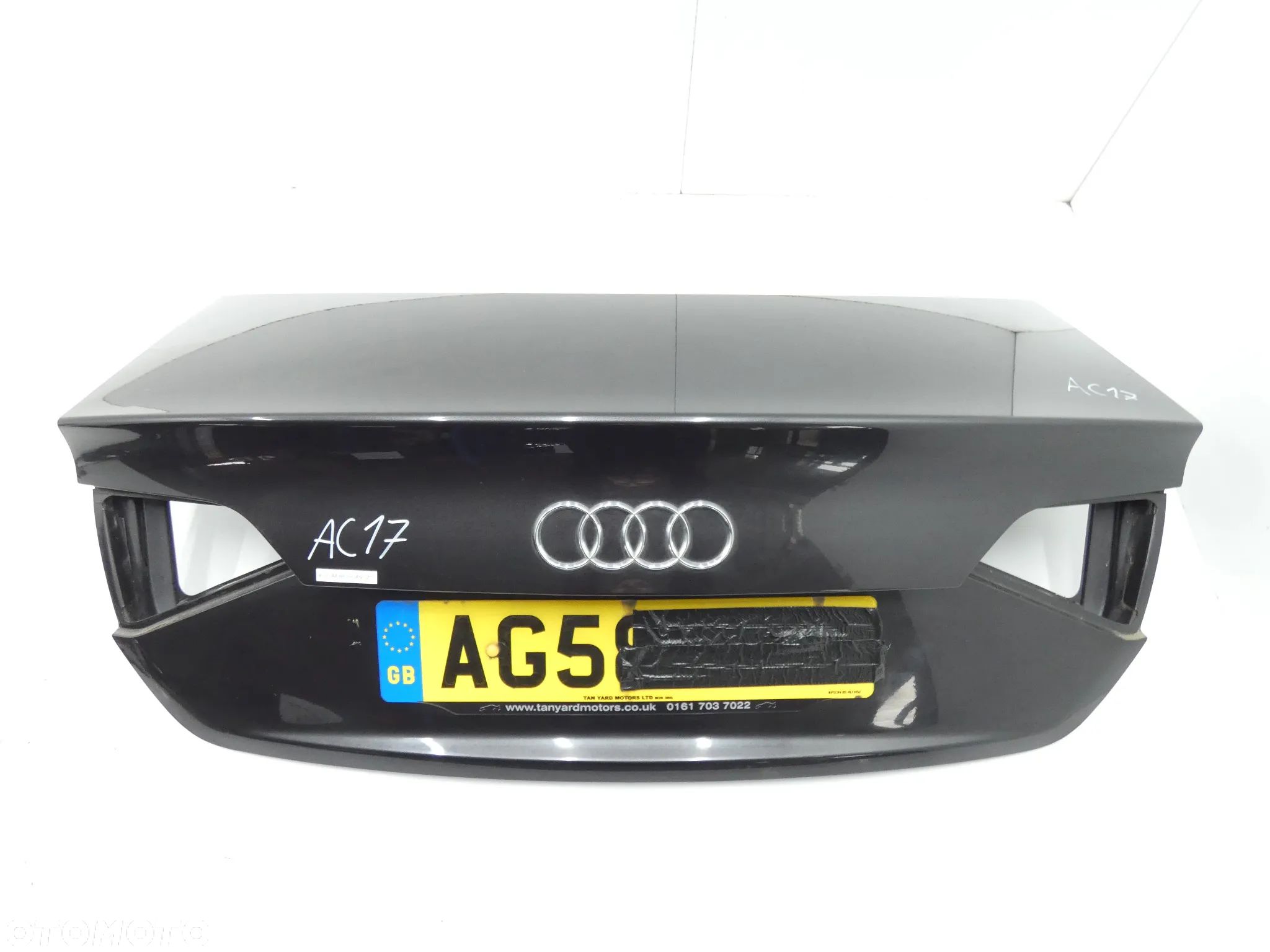AUDI A4 B8 SEDAN KLAPA BAGAŻNIKA TYŁ TYLNA POKRYWA SZARA LZ7L GORLICE AC17 - 1