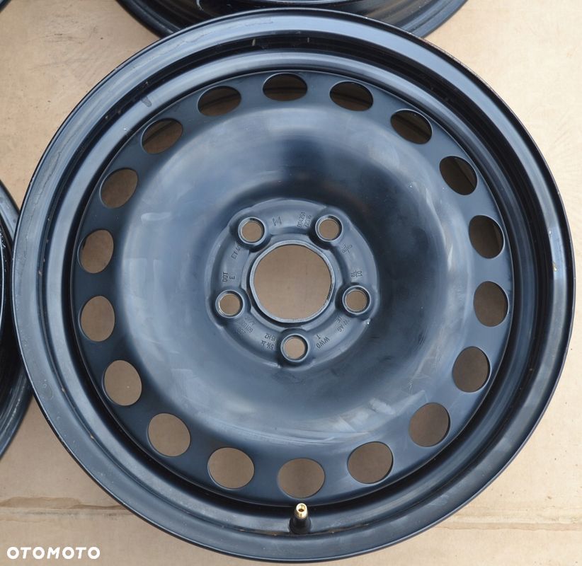 FELGA STALOWA OEM VW SKODA SEAT 5x100 5,5J15 ET 40 x1szt F-502 - 1