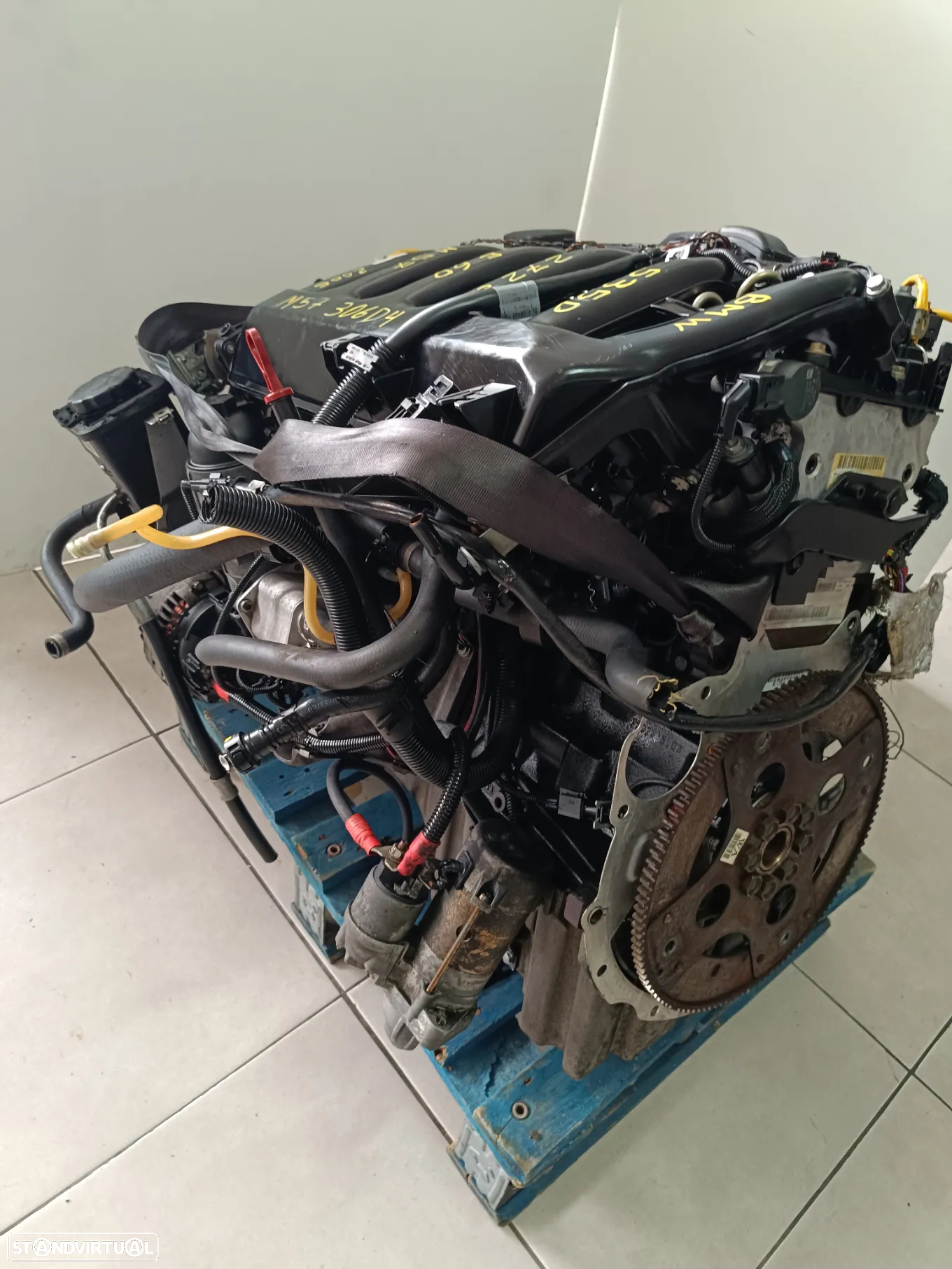 Motor Bmw 535D 272cv M57 bloco ferro E60 306D4  caixa automatica 6hp26 312NJ - 13