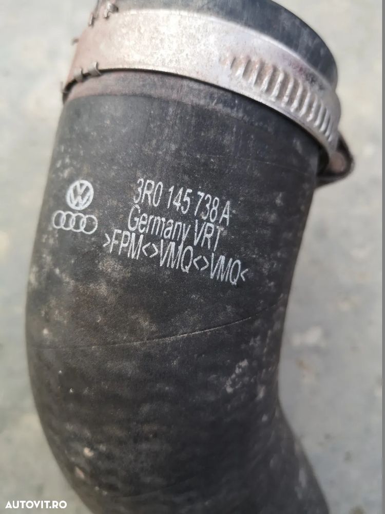 Furtun intercooler interculer Seat Exeo 2.0 TDi Audi A4 B8 3R0145738A - 3