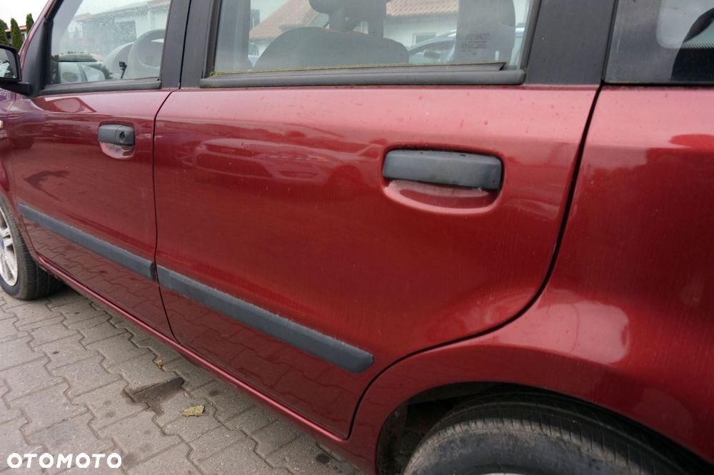 DRZWI TYLNE LEWE PANDA II 132F  CZERWONY ROSSO FIAT 2003-2012 - 4