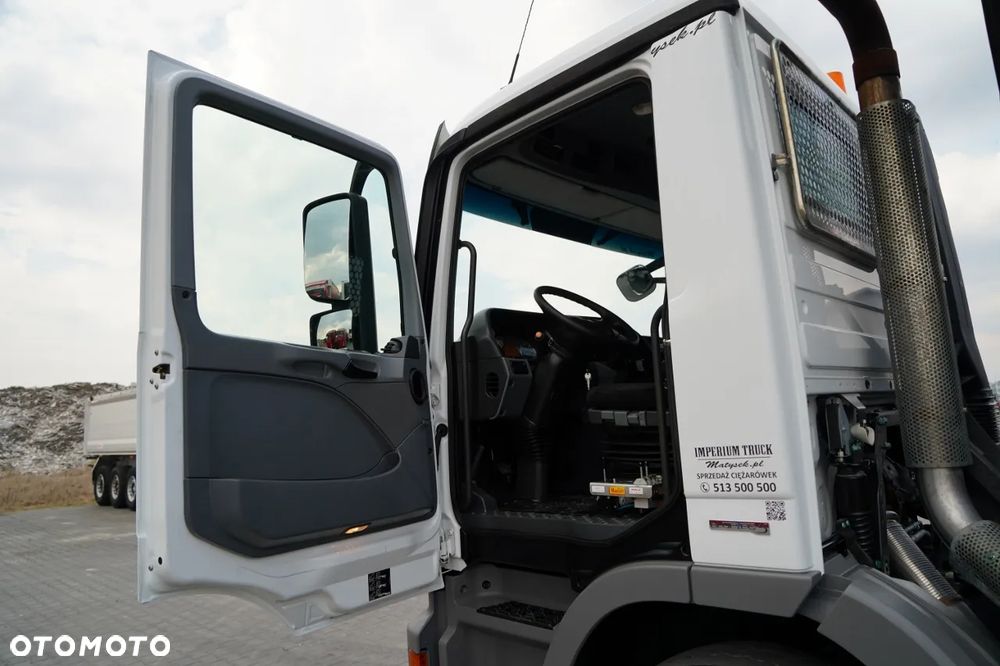 Mercedes-Benz ACTROS  2644 / 6X4 / WYWROTKA / 2X HYDROBURTA  / + HDS HIAB 166 ES-5  / PILOT /  ROTATOR / EPS + SPRZĘGŁO / EURO 5 - 25