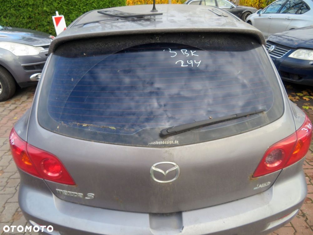 KLAPA BAGAŻNIKA TYLNA 3 I BK 5D HB 29Y  SZARY MAZDA 2003-2006 - 1