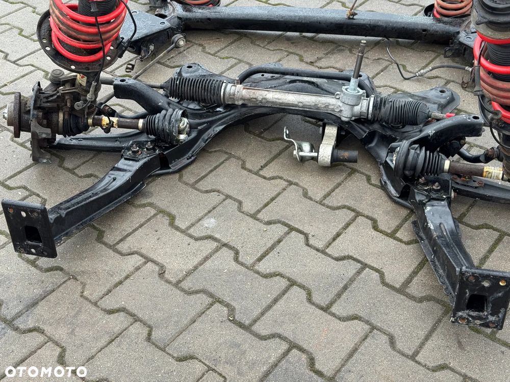 Fiat 500 Abarth Zawieszenie Koni przód tył belka sanki wózek zwrotnica - 8