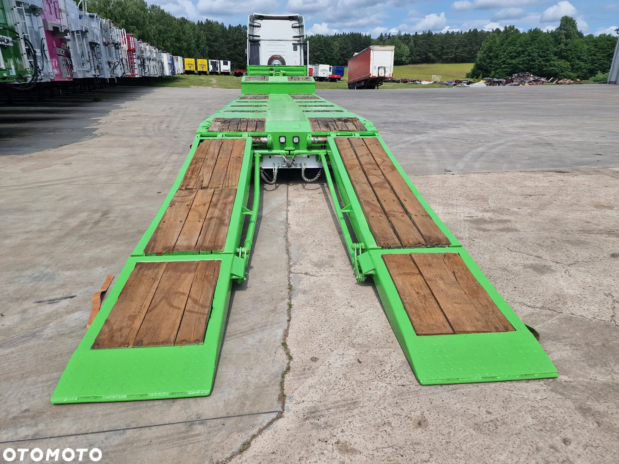 Kel-Berg Niskopodwoziowa 4-osiowa Rozciągana do 19,30 Poszerzana Najazdy Własna Hydraulika Wciągarka 58000 kg - 20