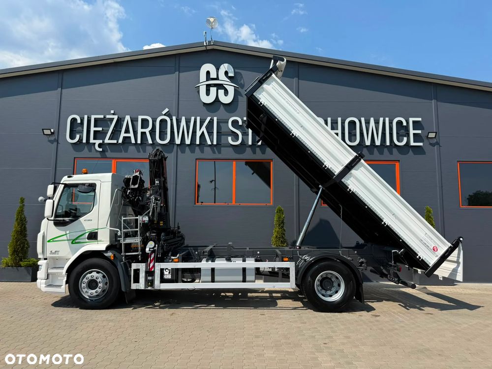 DAF LF CF 250 // Wywrotka 3-stronna // Żuraw HIAB XS 122 DUO // Klimatyzacja // Euro 6 // Krane, Kipper, Kran - 17
