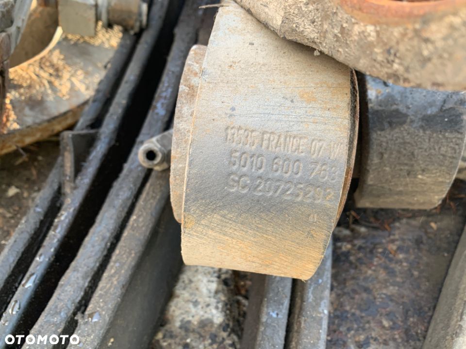 5010600763 Resor tylny 2-piórowy lewy tył na poduszce Renault - 3