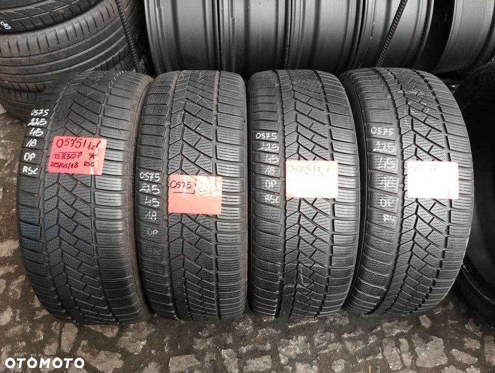 225 45 18 Continental Winter Contact TS830P 4szt RSC BMW - 1