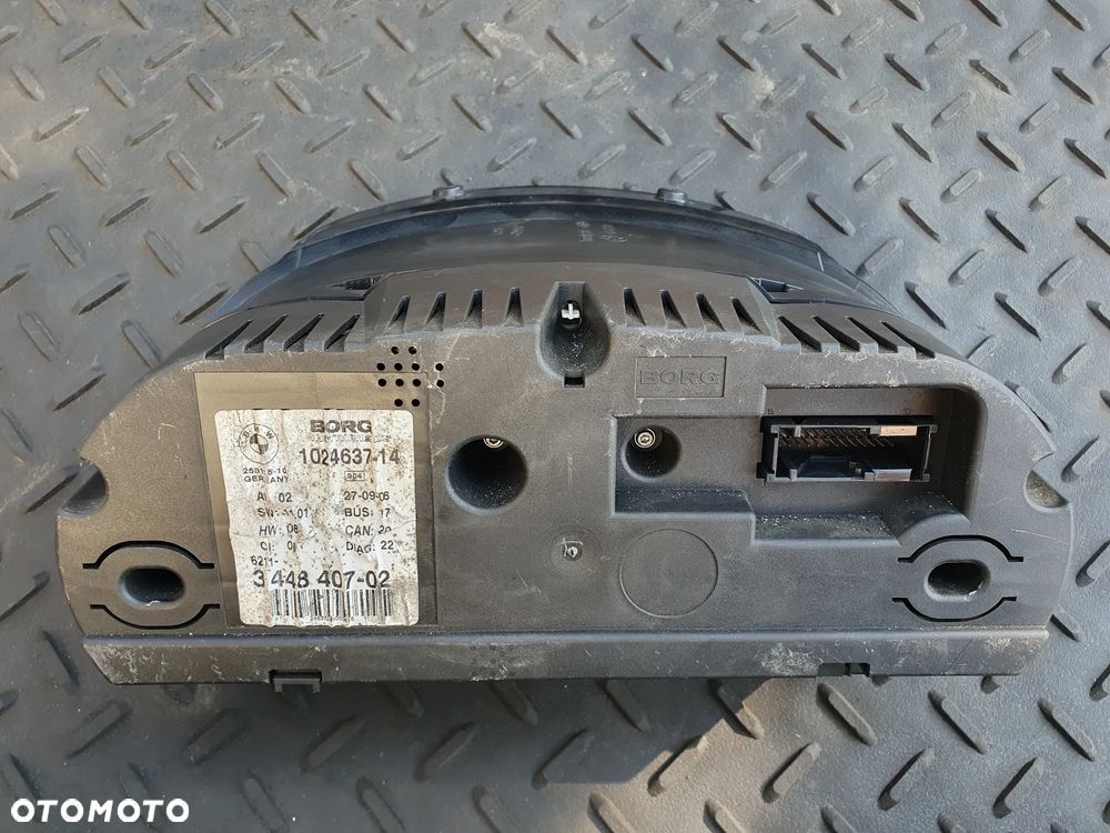 BMW X3 E83 LICZNIK ZEGARY PRĘDKOŚCIOMIERZ 3448407-02 1024637-14 - 2