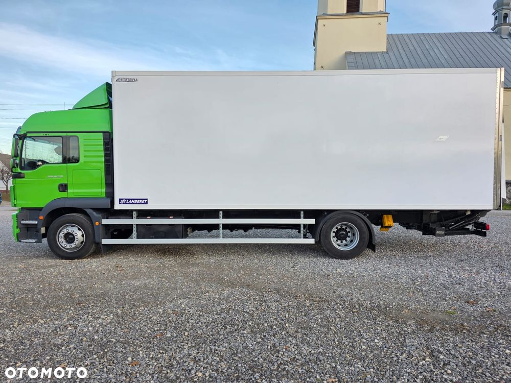 MAN TGM 18.320 / 18.290 / 15.290 / IZOTERMA / WINDA / 19PALET / E6  / 08.2018 / LIFT / SPROWADZONY / AUTOMAT / SYPIALKA / PIERWSZY WŁAŚCICIEL / BOCZNE DRZWI / STAN BARDZO DOBRY - 8