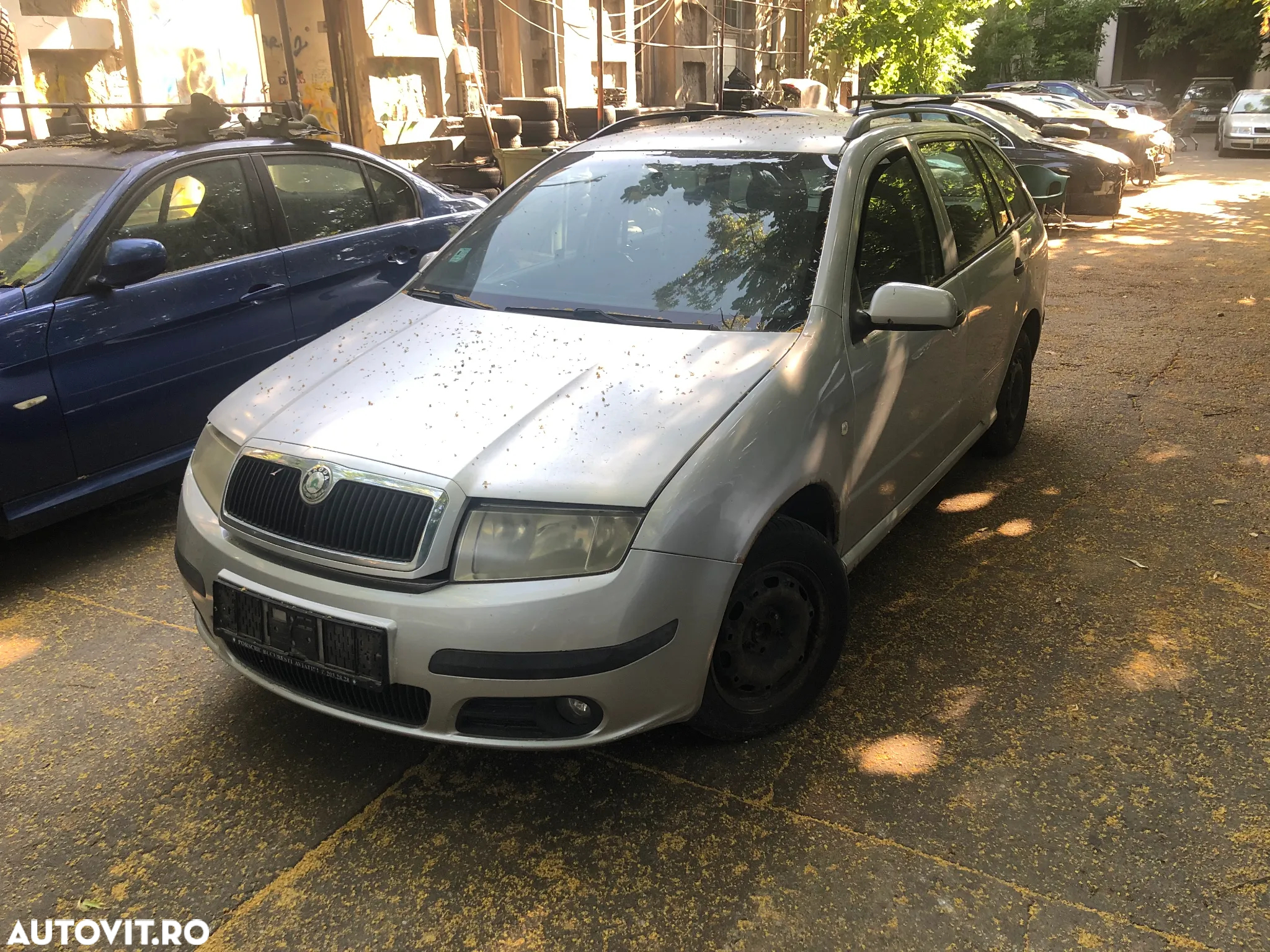 Dezmembrez Skoda Fabia 1 facelift gri argintiu 2006 TDI - 3