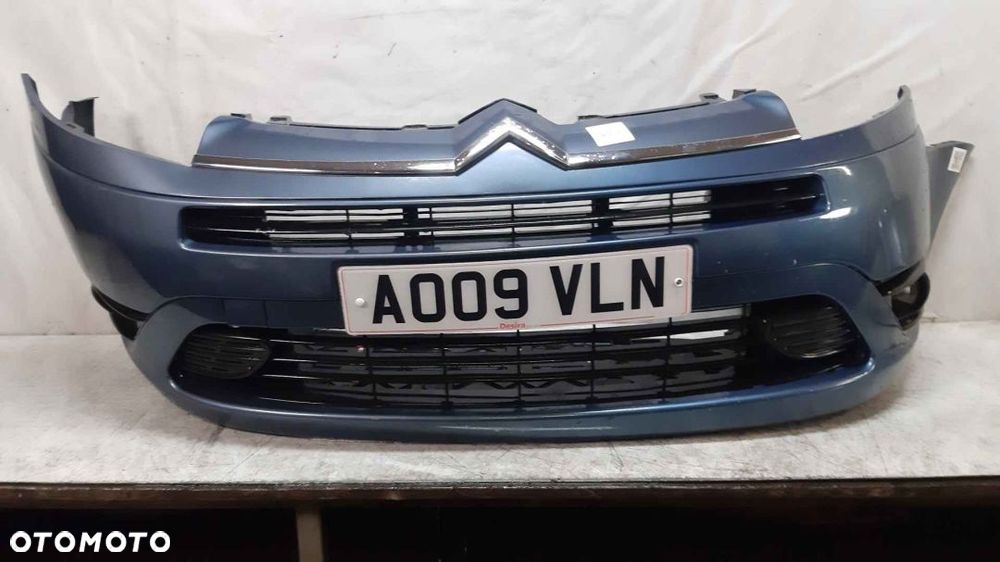 + ZDERZAK PRZÓD PRZEDNI DO CITROEN C4 GRAND PICASSO NIEBIESKI HALOGENY - 1