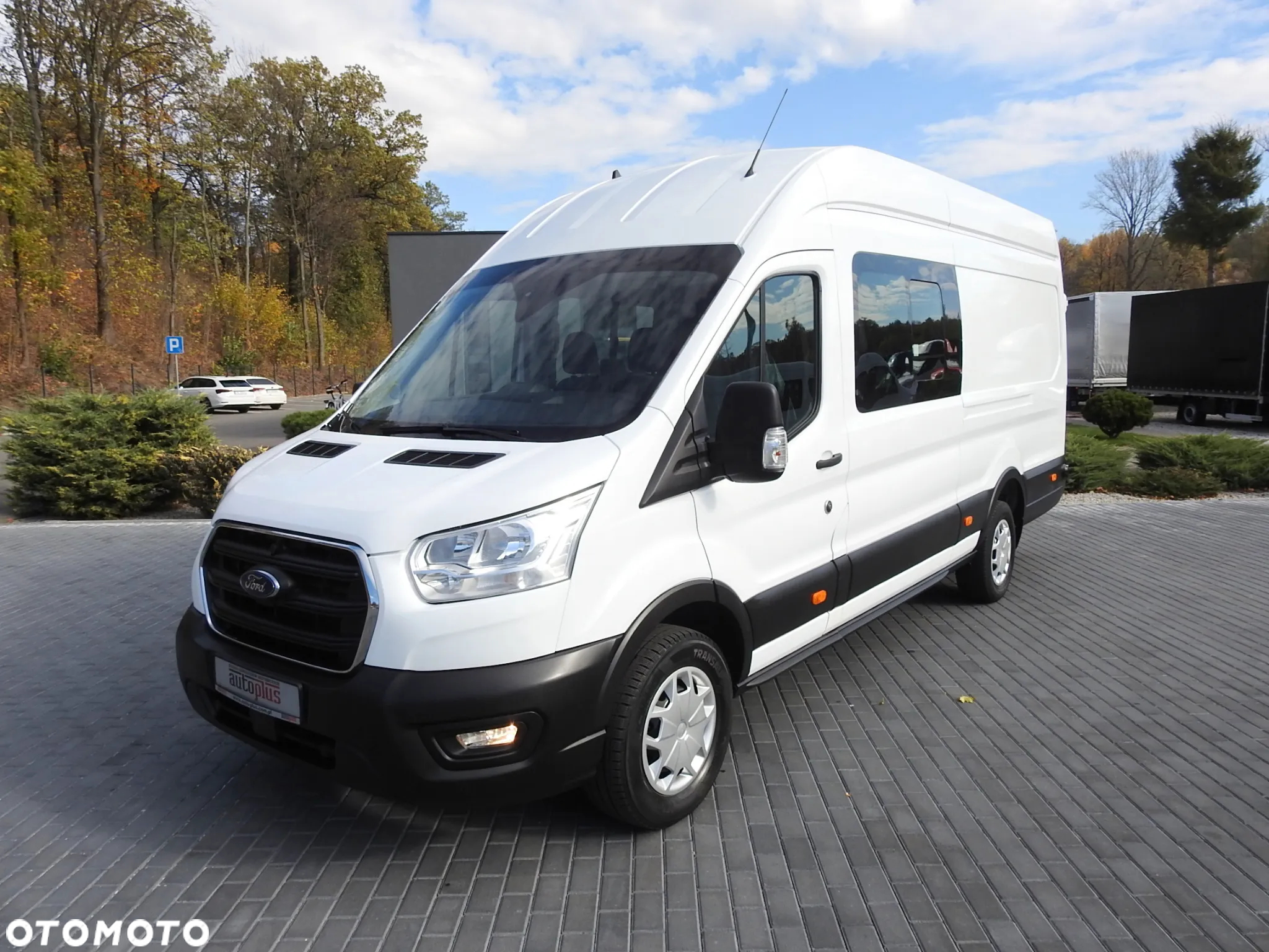 Ford TRANSIT FURGON BRYGADÓWKA 6 MIEJSCA TEMPOMAT KLIMATYZACJA LEDY 130KM [ J78198 ] - 19