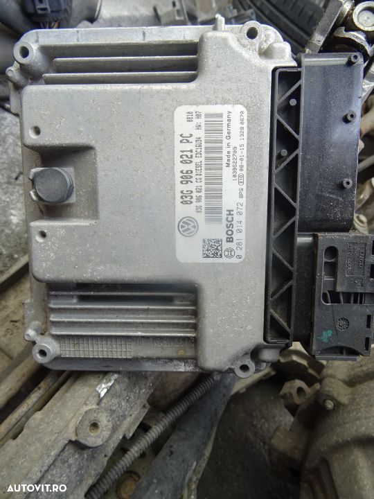 Vand Calculator Motor Ecu Volkswagen Caddy 1.9 TDI din 2008 cod: 03G906021PC - 1