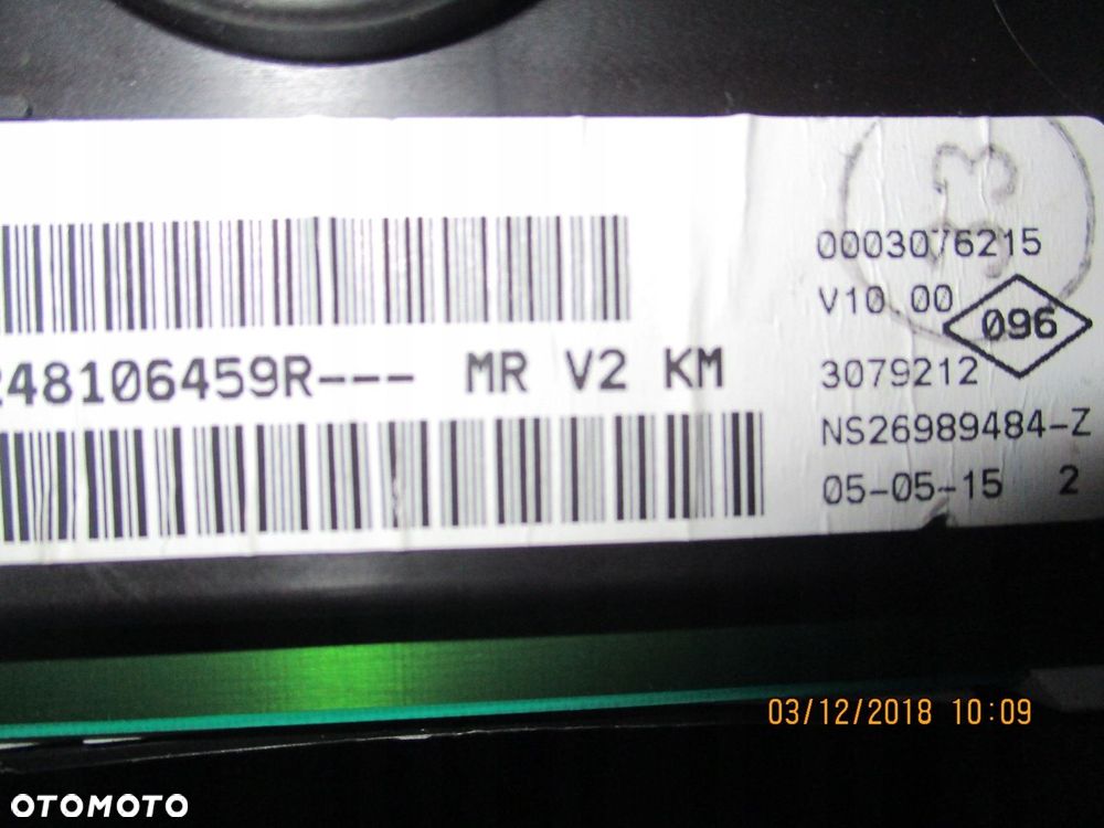 Licznik zegary do Dacia Sandero II 248106459R EU - 3