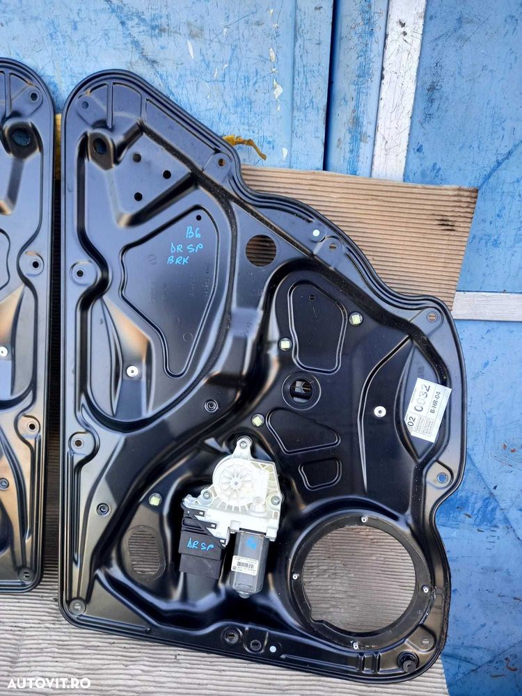 Vw Passat B6, ansamblu macara motoras deschidere geam portiera - 7