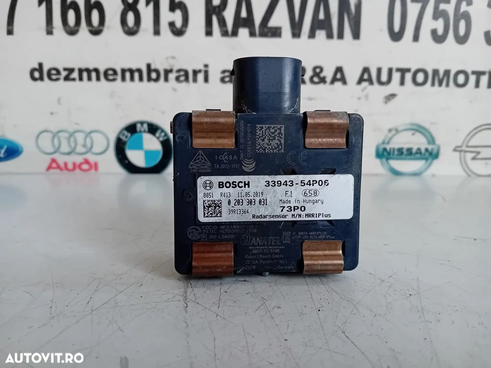 Senzor Radar / Distronic / ACC Suzuki Vitara 2015-2020 Cod 33943-54P06 Motor M16A Cutie TF-73SC - 5