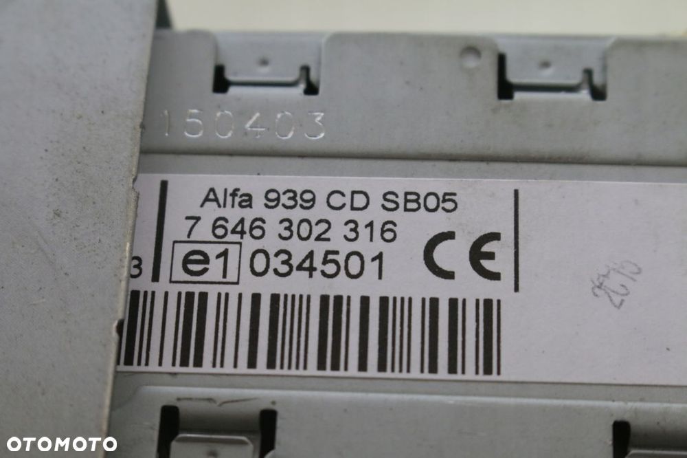 radio Alfa Romeo 939 CD - 6