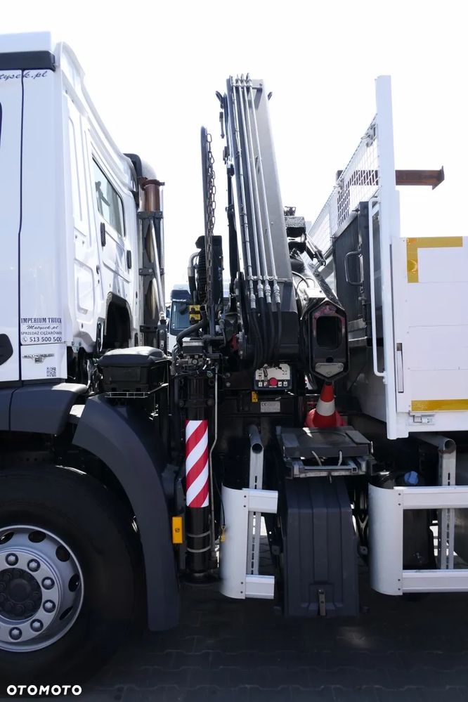 Mercedes-Benz AROCS 2633 / 6X4 / SKRZYNIA 6,55 M + HDS HIAB 144 / STEROWANIE RADIOWE / ROTATOR / WIDŁY - 21