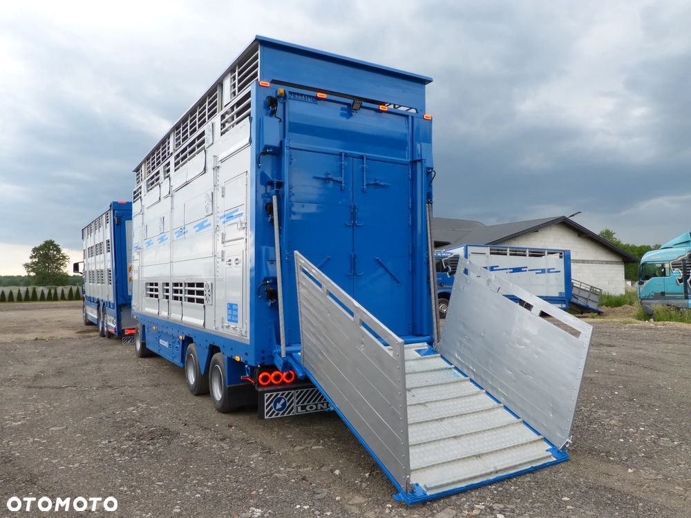 Scania R420 + PRZYCZEPA PEZZAIOLI / ZESTAW DO ŻYWCA, ZWIERZĄT, BYDŁA, TRZODY - 10