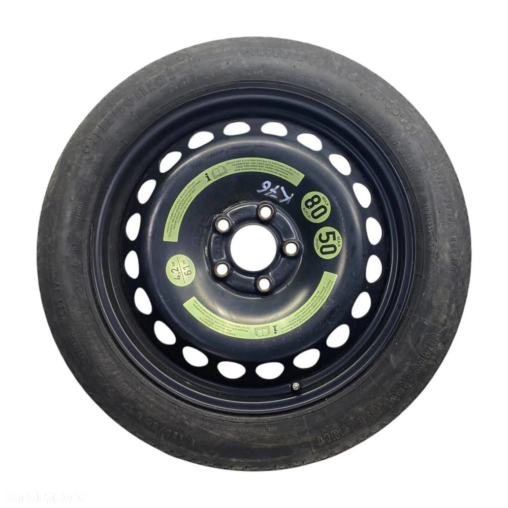 KOŁO DOJAZDOWE MERCEDES CLK W209 C-KLASA W203 125/80R17 2044000402 - 2