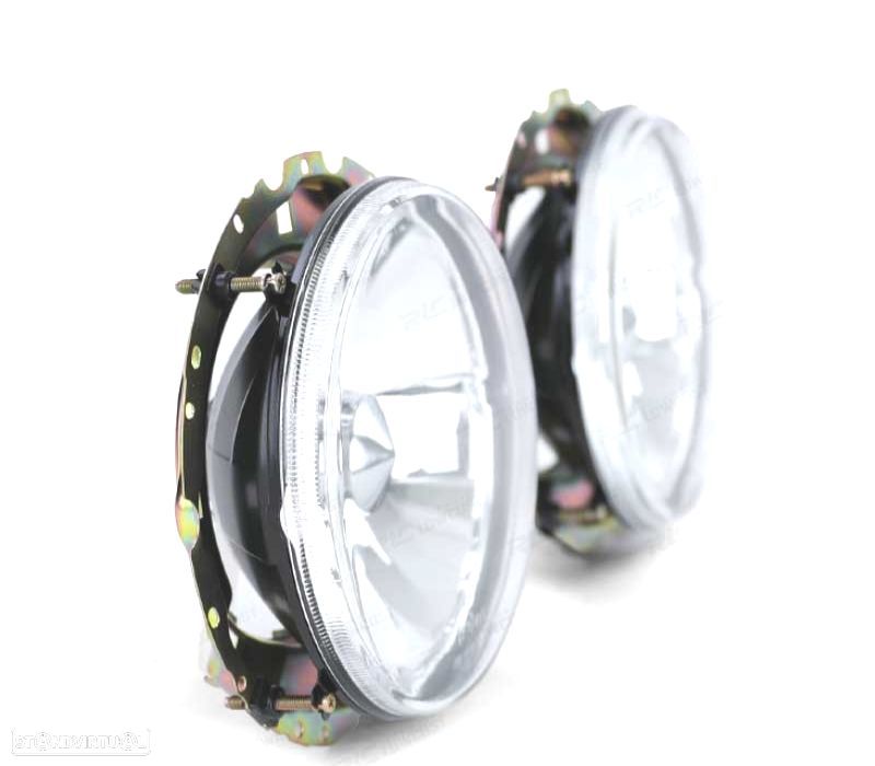 FARÓIS VOLKSWAGEN VW GOLF MK1 74-83 FUNDO CROMADO - 1