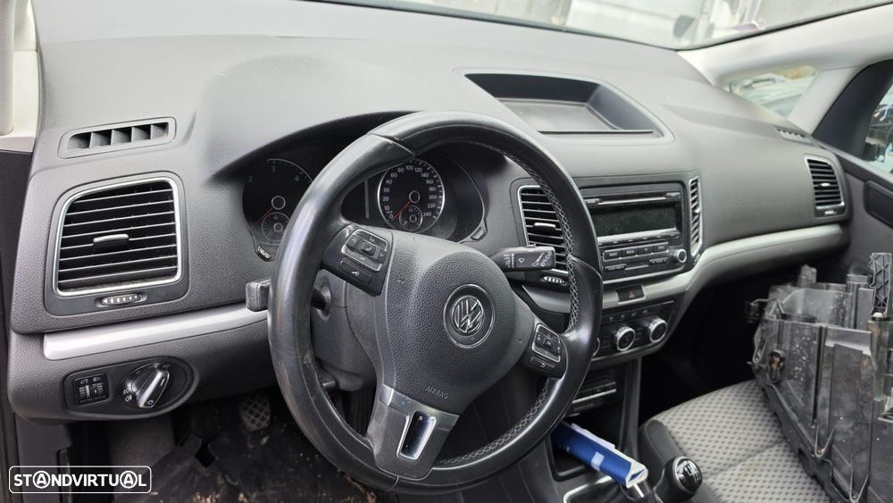 Tablier com airbags e cintos vw sharan 7n - 1