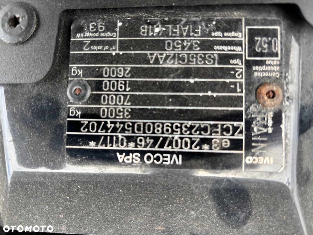 Iveco 35C13,35C14,35C15,35C16 CHLODNIA IZOTERMA PODWOZIE DO ZABUDOWY - 10