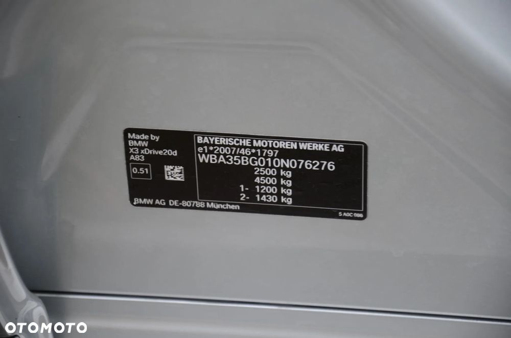 BMW X3 xDrive20d mHEV M Sport sport - 37