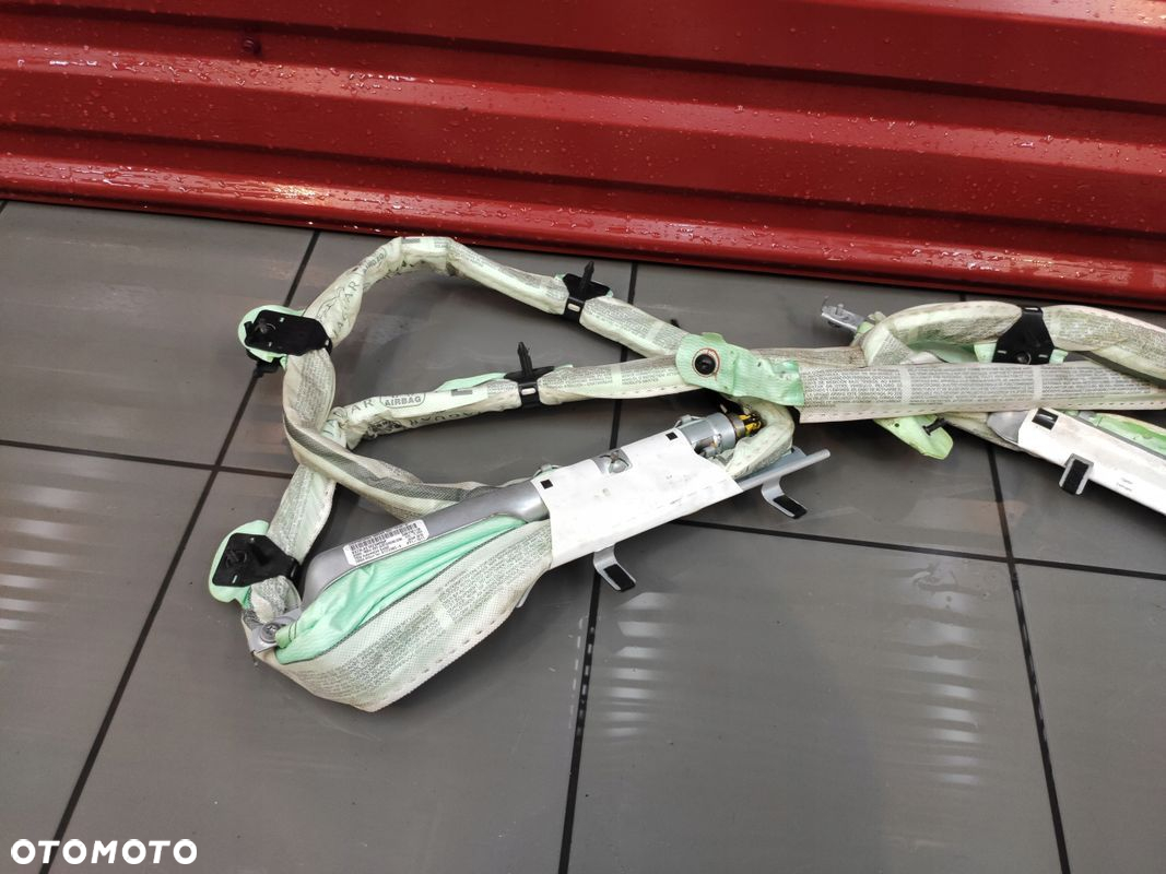 JAGUAR XF X250 KURTYNA LEWA PRAWA POWIETRZNA AIRBAG SPRAWNA ORYG - 4