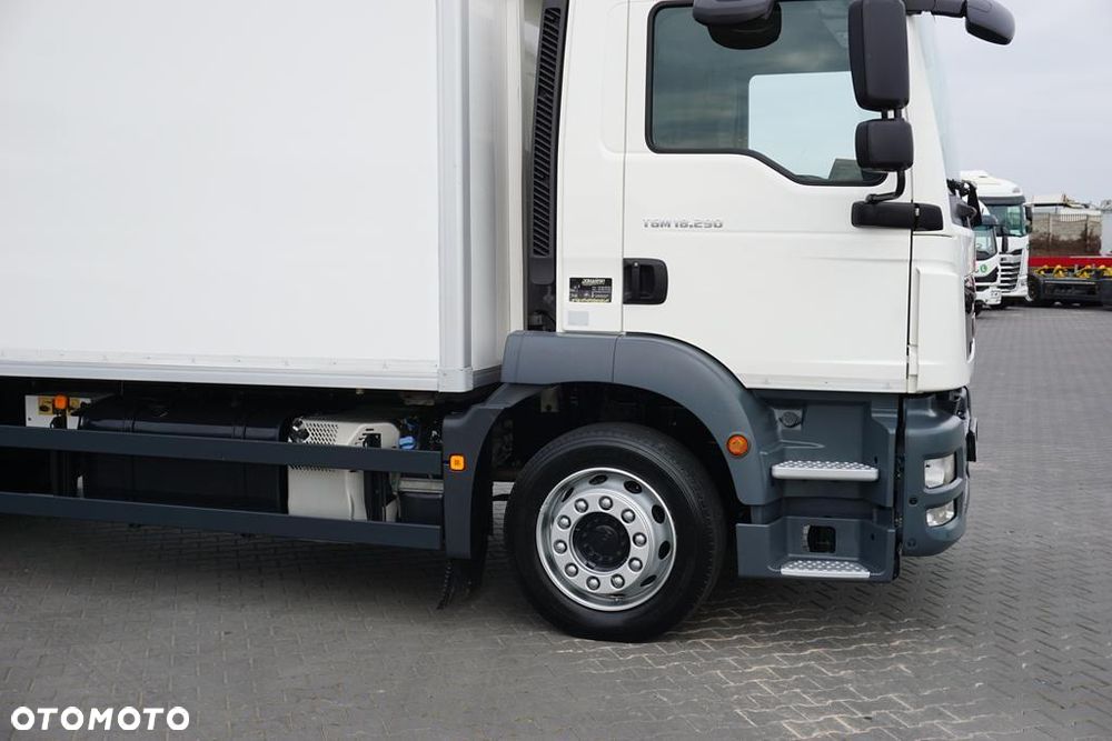 MAN TGM / 18.290 / EURO 6 / CHŁODNIA + WINDA / ŁAD. 8 740 KG / 15 PALET - 30
