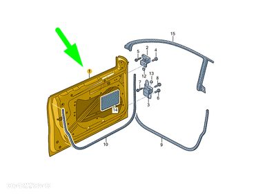 Drzwi prawy przód Volkswagen Passat CC - 1