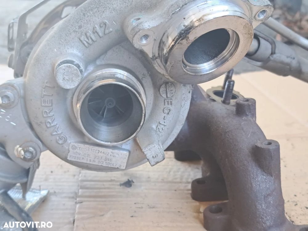 Turbina turbo turbosuflanta Garrett Originala VW Golf 6, Passat B7, Caddy, Jetta, Touran, Seat Ibiza, Altea, Leon, Skoda Octavia, Superb 1.6tdi CAY - 4