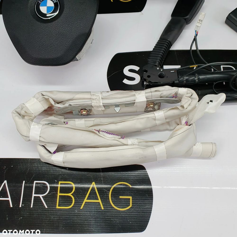 BMW F30 F31 F32 F33 F34 DESKA ROZDZIELCZA KONSOLA KOKPIT PULPIT PODUSZKI AIRBAG AIR BAG NAPINACZE KIT SET - 8