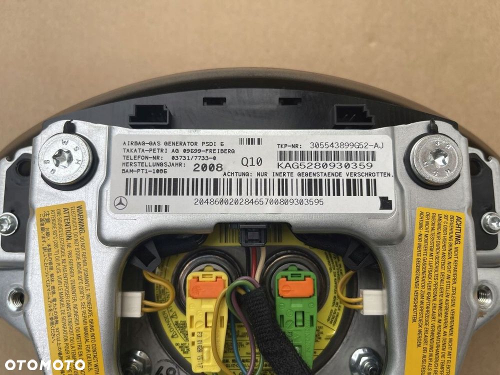 AIRBAG PODUSZKA KIEROWCY MERCEDES C KLASA 204 - 3