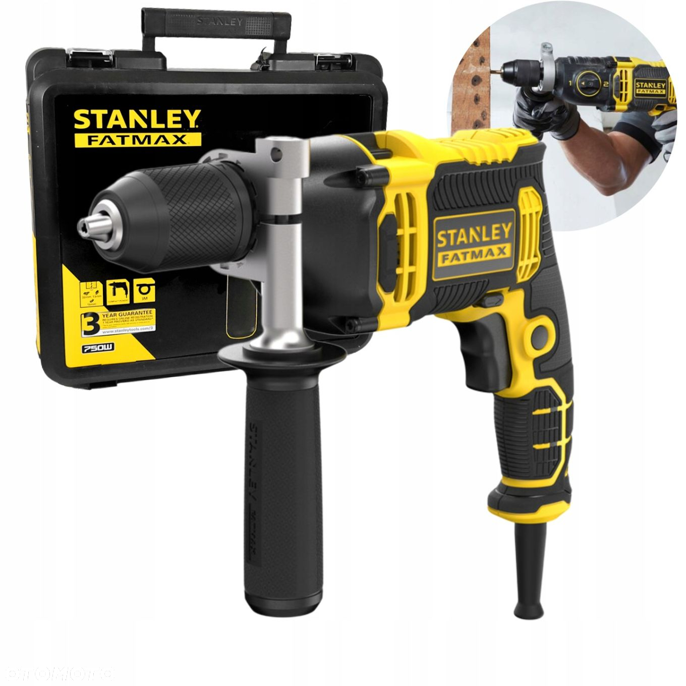 STANLEY WIERTARKA UDAROWA 2 BIEGOWA 850W WALIZKA FatMax FMEH850K WKRĘTARKA - 10