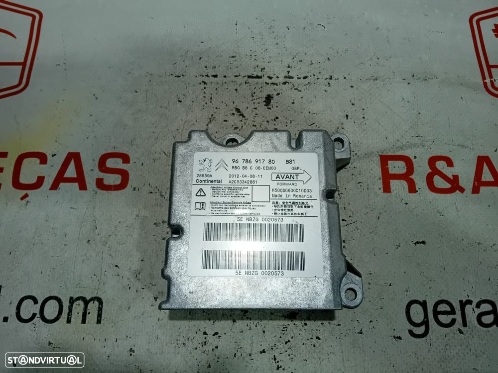 Centralina de Airbag Citroen DS5 KF 9678691780 Original - 2