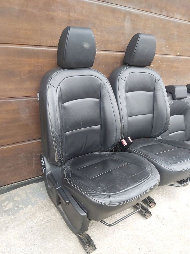 Nissan Qashqai I J10 Lift Fotel lewy prawy przód tył kanapa skóra RHD UK - 4