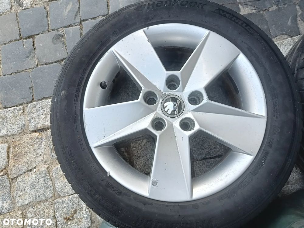 Felgi Aluminiowe 16 Skoda Octavia 3 5x112 ET46 5E0601025H Koła VW Seat Audi 6,5Jx16H2 - 12