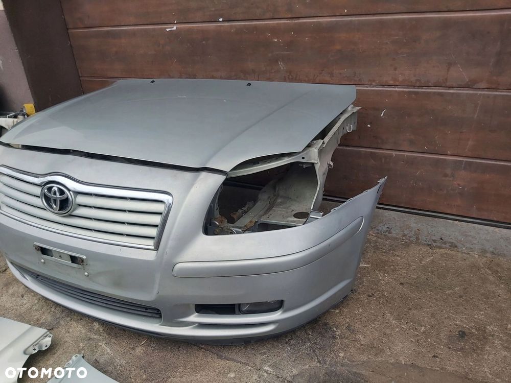 TOYOTA Avensis T25 kompletny przód zderzak maska błotnik lampa chłodnice - 5