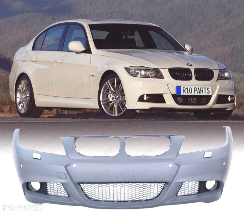 KIT CARROÇARIA BMW E91 TOURING 08-12 LOOK M PDC SRA PLASTICO ABS - 3