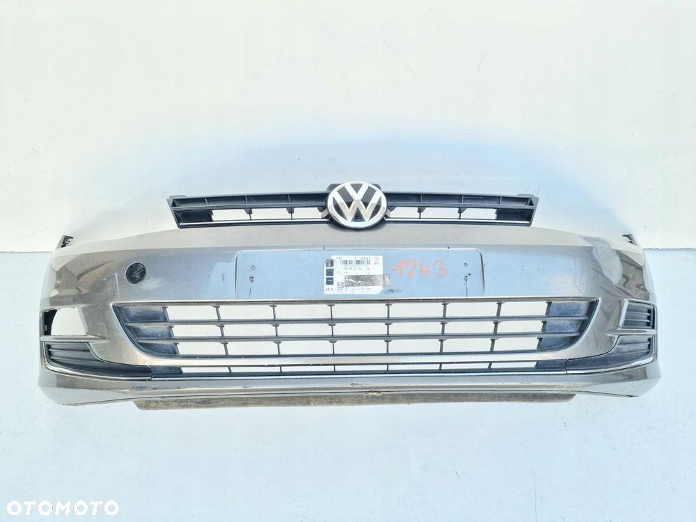 vw golf 7 vii 12-16 zderzak przód przedni grill - 1
